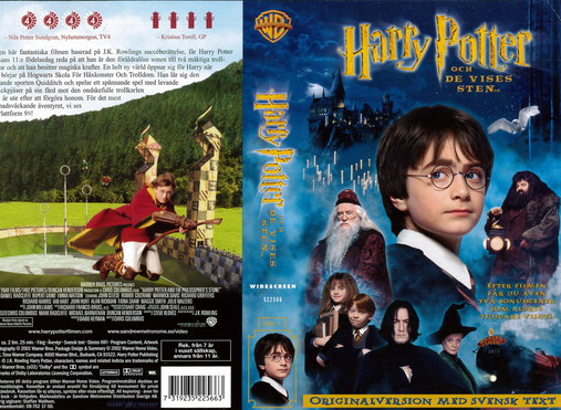 HARRY POTTER 1 DE VISES STEN -ny (VHS) SV TEXT