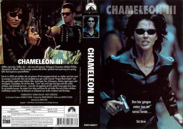 CHAMELEON 3(Vhs-Omslag)