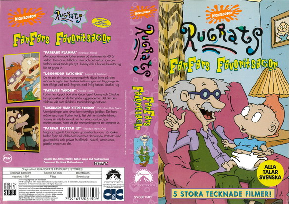 RUGRATS - FARFARS FAVORITSAGOR (Vhs-Omslag)