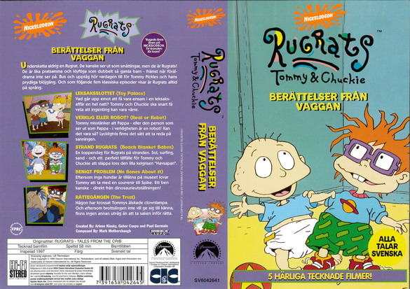 RUGRATS - BERÄTTELSER FRÅN VAGGAN (Vhs-Omslag)