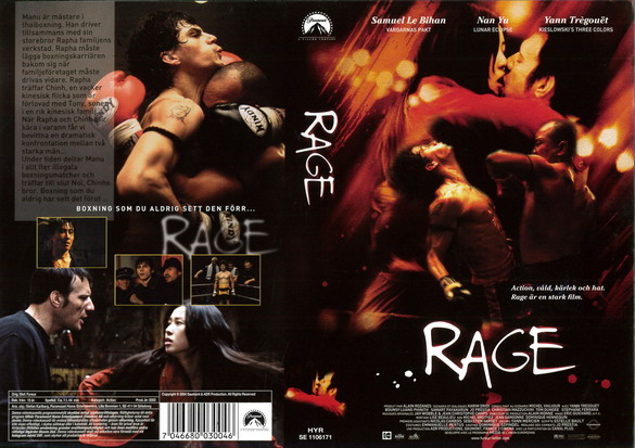 RAGE (Vhs-Omslag)