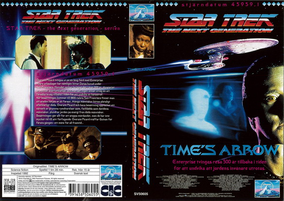 STAR TREK TNG TIME'S ARROW (VHS)