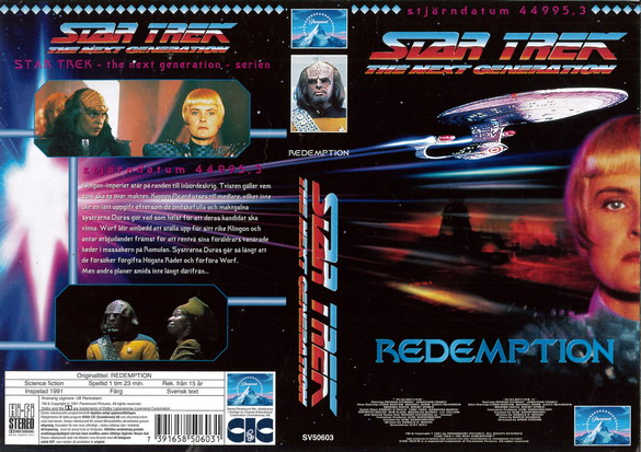STAR TREK TNG REDEMPTION (VHS)