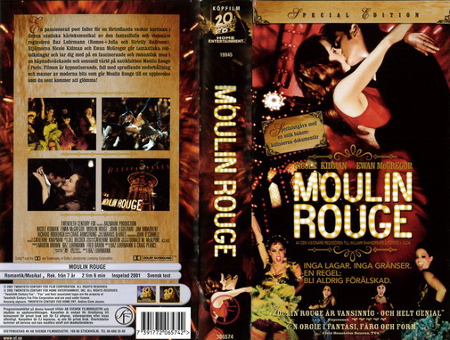 MOULIN ROUGE (VHS)