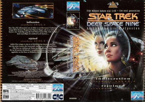 STAR TREK DEEP SPACE NINE 4.3 (Vhs-Omslag)