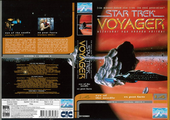 STAR TREK VOYAGER 1,4 (Vhs-Omslag)