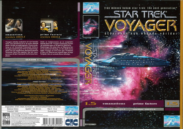 STAR TREK VOYAGER 1,5 (Vhs-Omslag)