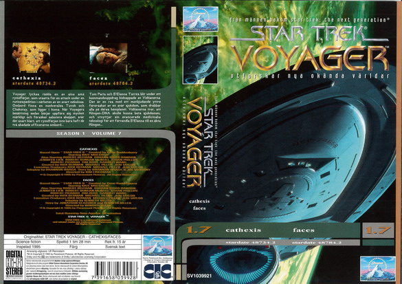 STAR TREK VOYAGER 1,7 (Vhs-Omslag)