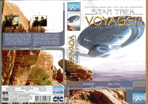 STAR TREK VOYAGER 1,10 (Vhs-Omslag)