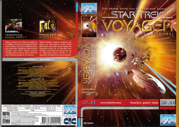 STAR TREK VOYAGER 2,11 (Vhs-Omslag)