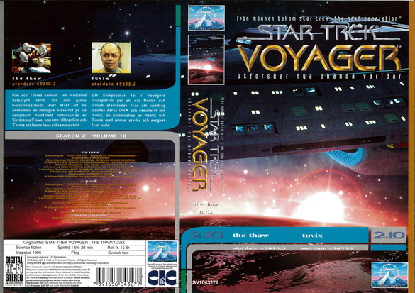 STAR TREK VOYAGER 2,10 (Vhs-Omslag)