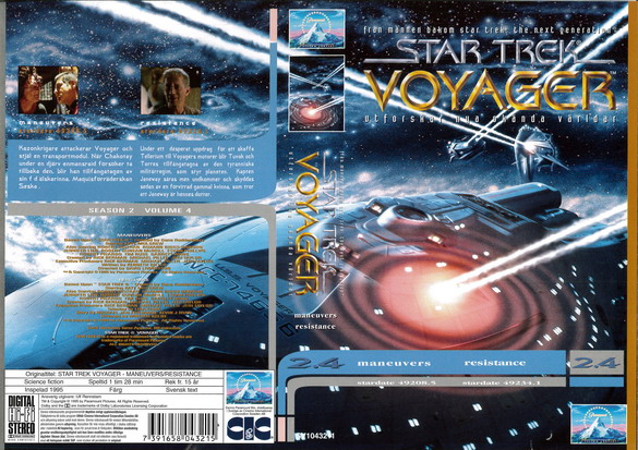 STAR TREK VOYAGER 2,4 (Vhs-Omslag)