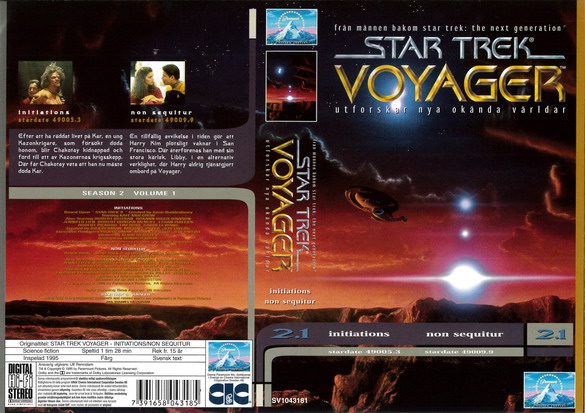 STAR TREK VOYAGER 2,1 (Vhs-Omslag)