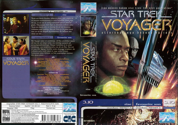 STAR TREK VOYAGER 3,10 (Vhs-Omslag)