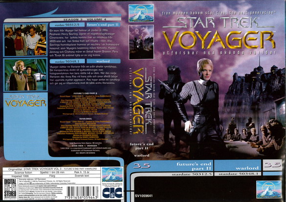 STAR TREK VOYAGER 3,5 (Vhs-Omslag)