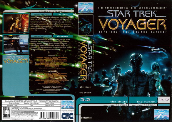 STAR TREK VOYAGER 3,2 (Vhs-Omslag)