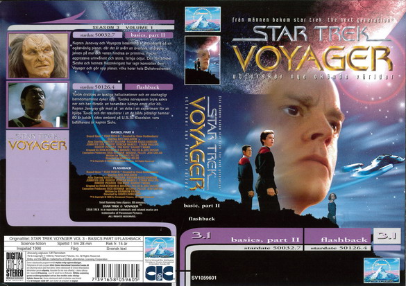 STAR TREK VOYAGER 3,1 (Vhs-Omslag)