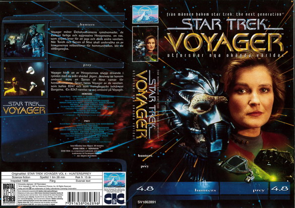 STAR TREK VOYAGER 4,8 (Vhs-Omslag)