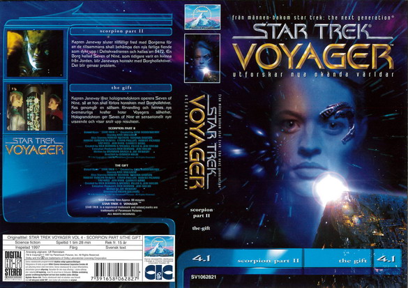 STAR TREK VOYAGER 4,1 (Vhs-Omslag)