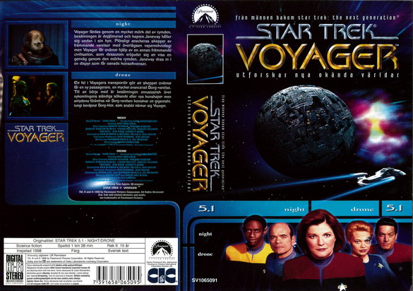 STAR TREK VOYAGER 5,1 (Vhs-Omslag)