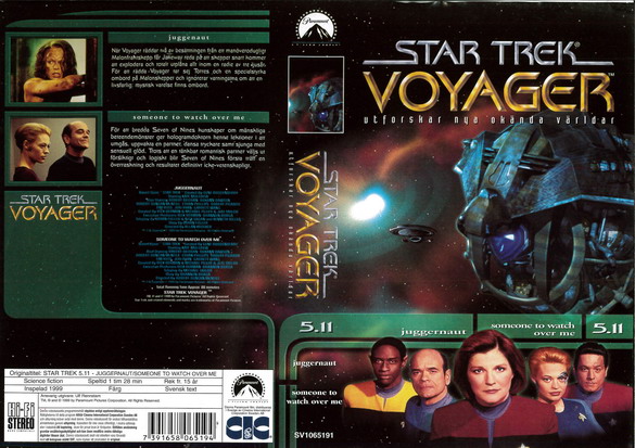 STAR TREK VOYAGER 5,11 (Vhs-Omslag)