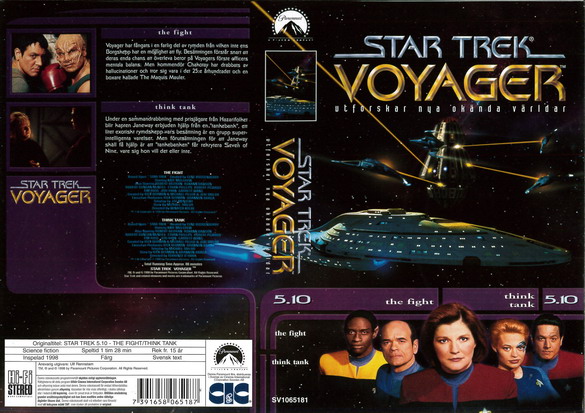 STAR TREK VOYAGER 5,10 (Vhs-Omslag)