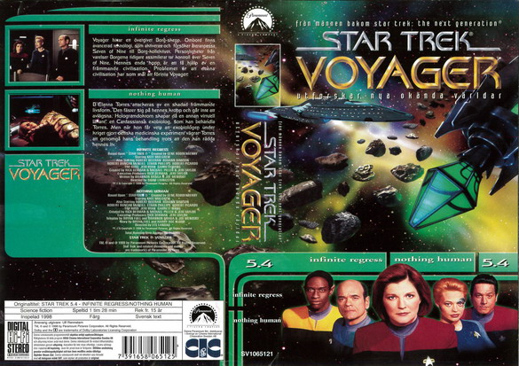 STAR TREK VOYAGER 5,4 (Vhs-Omslag)