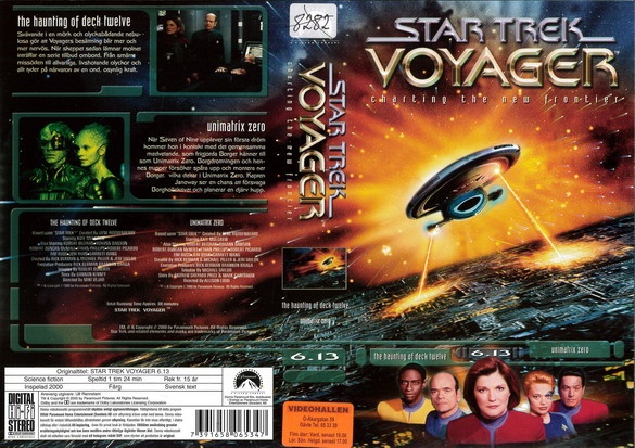 STAR TREK VOYAGER 6,13 (Vhs-Omslag)