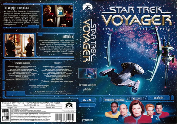 STAR TREK VOYAGER 6.5(vhs-omslag)