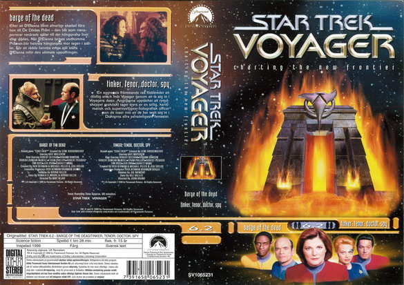 STAR TREK VOYAGER 6.2(vhs-omslag)