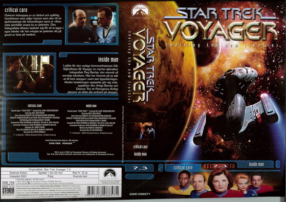 STAR TREK VOYAGER 7.3(vhs-omslag)
