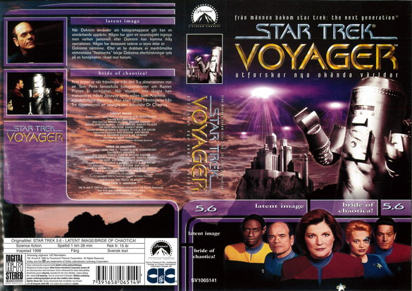 STAR TREK VOYAGER 5,6 (Vhs-Omslag)