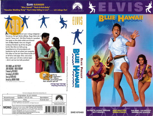 ELVIS - BLUE HAWAII(Vhs-Omslag)