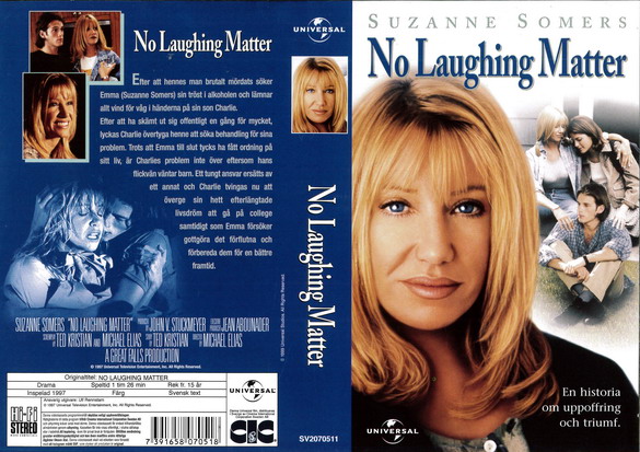 NO LAUGHING MATTER (vhs-omslag)