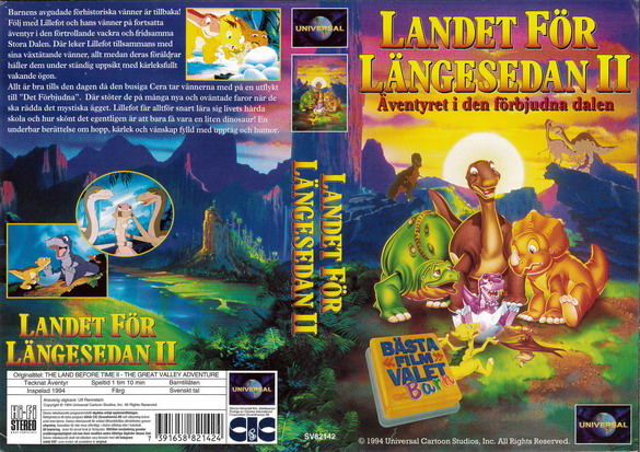 LANDET FÖR LÄNGESEDAN 2 ÄVENTYRET I DEN FÖRBJUDNA DALEN (vhs-oms