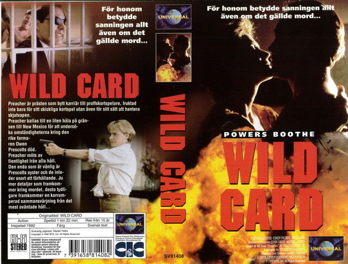 WILD CARD (vhs-omslag)