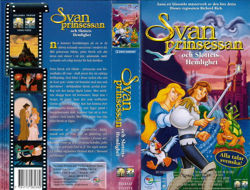 SVAN PRINSESSAN OCH SLOTTES HEMLIGHET (VHS)