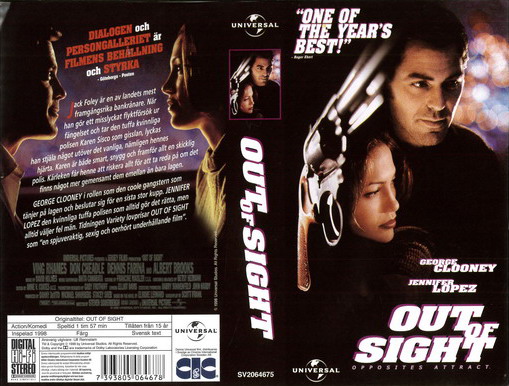 OUT OF SIGHT (vhs)