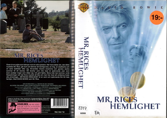 92958 MR. RICES HEMLIGHET (VHS)