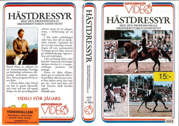 HÄSTDRESSYR (VHS)