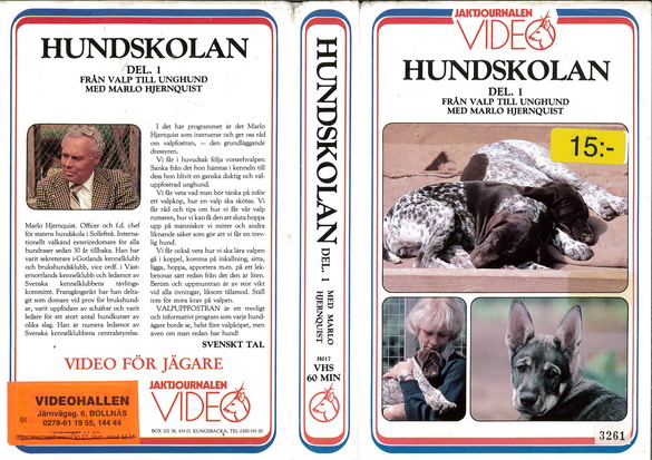 HUNDSKOLAN DEL 1 (VHS)