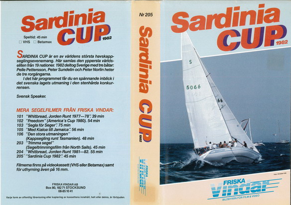 SARDINIA CUP 1982 (VHS)