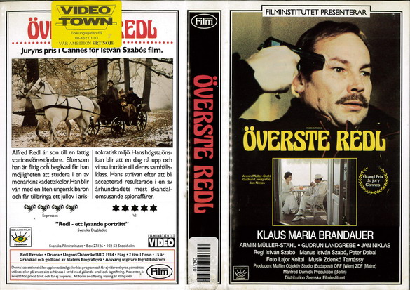ÖVERSTE REDL (VHS)