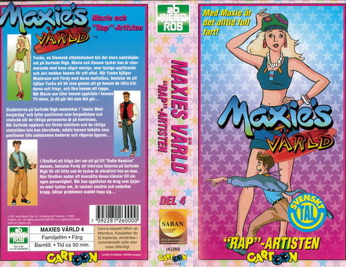 MAXIES VÄRLD Del 4 - RAP ARTISTEN (VHS)
