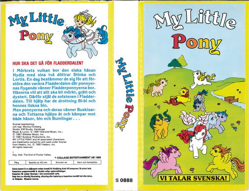 MY LITTLE PONY 1  (VHS)0888