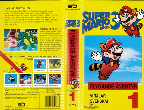 SUPER MARIO BROS 3 DEL 1 (VHS)