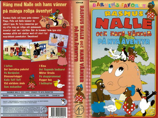 RASMUS NALLE OCH HANS VÄNNER PÅ NYA ÄVENTYR (VHS)