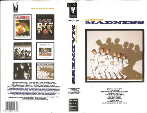 MADNESS - UTTER (VHS)