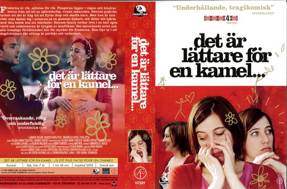 DET ÄR LÄTTARE FÖR EN KAMEL (vhs-omslag)