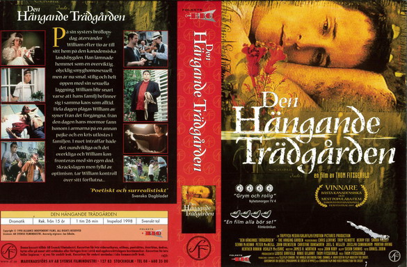 DEN HÄNGANDE TRÄDGÅRDEN (vhs-omslag)